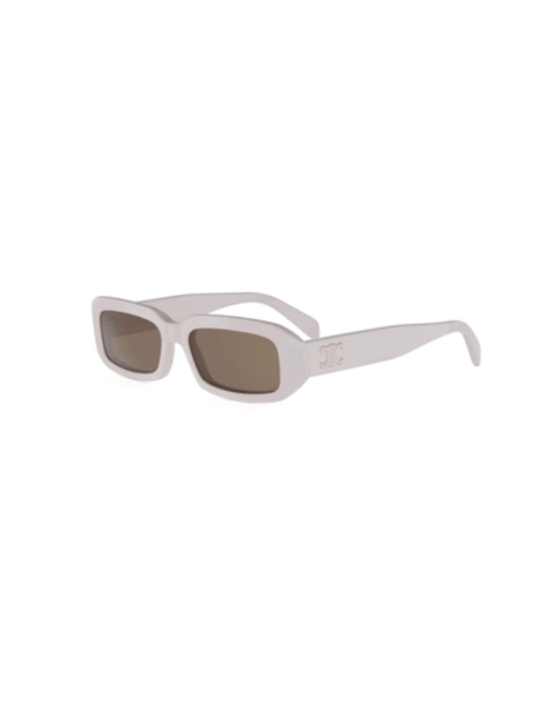 Celine Cl40335i 20e 54 Shiny Grey Brown Normal Lenses Sunglasses Cl40335i